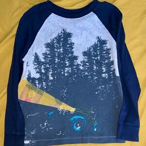 Gymboree Blue and Gray Adventure Jeep Shirt